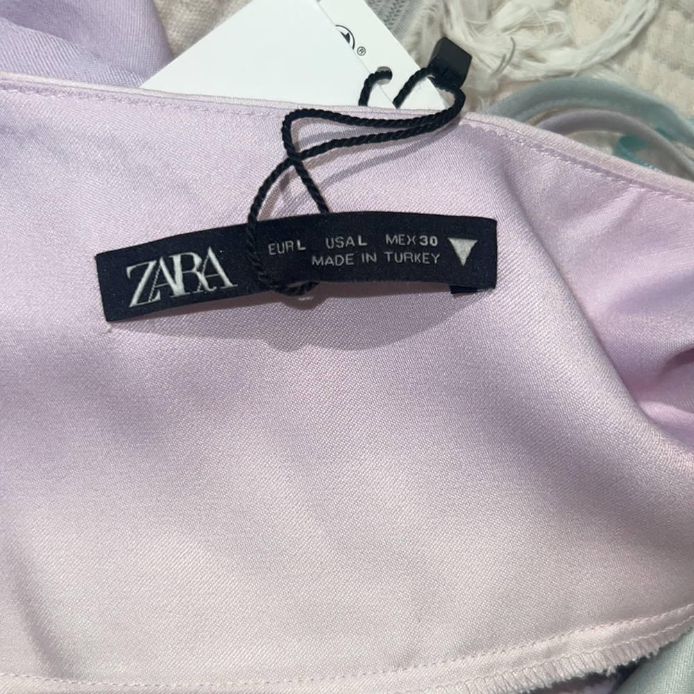 Zara ombre color the  dye purple blue dress - Picture 8 of 9